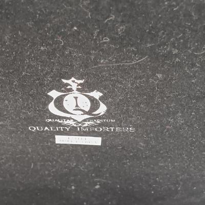 LOT 49: Quality Importers Trading Co Humidor with Vintage Ashtrays