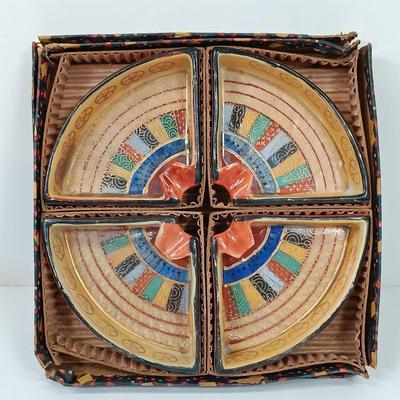 LOT 49: Quality Importers Trading Co Humidor with Vintage Ashtrays