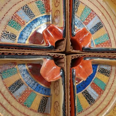 LOT 49: Quality Importers Trading Co Humidor with Vintage Ashtrays