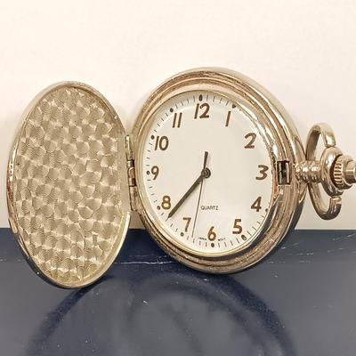 LOT 50: Trump Marina Limited Edition Pocket Watch, U.S. Flag in Box & More