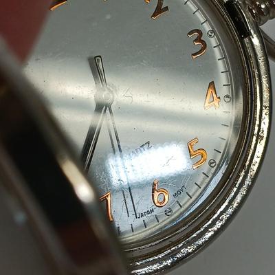 LOT 50: Trump Marina Limited Edition Pocket Watch, U.S. Flag in Box & More