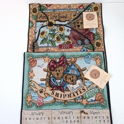 LOT 53: Vintage Calendar Tea Towels and Wall Art