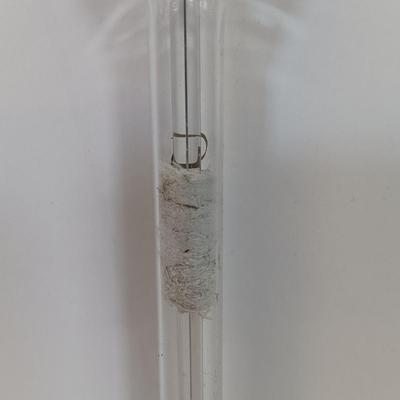 LOT 57: Vintage H-B Instrument Shoulder Immersion Glass Thermometer, Tycos Rochester Gas-Filled Glass Thermometers & Haslam Forceps