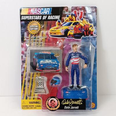 LOT 62: Revell Die-cast 97' Monte Carlo, Ertl 94' Convertible, Signed Martin Truex Jr Photo & Dale Jarett Figurine