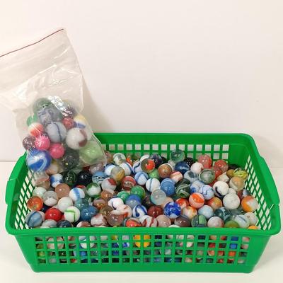 LOT 63: Vintage Marble Collection: Including Several Clay Marbles