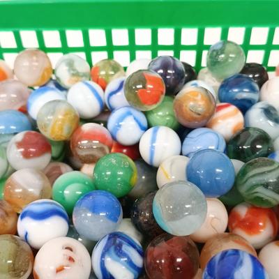 LOT 63: Vintage Marble Collection: Including Several Clay Marbles