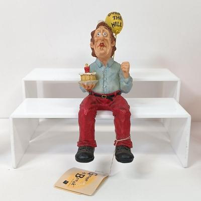 LOT 65: Mary Gregory Cobalt Blue Vase, Lucky Elephant Vase, Russ Berrie Figurine & More