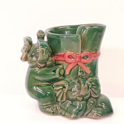 LOT 65: Mary Gregory Cobalt Blue Vase, Lucky Elephant Vase, Russ Berrie Figurine & More