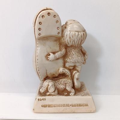 LOT 65: Mary Gregory Cobalt Blue Vase, Lucky Elephant Vase, Russ Berrie Figurine & More