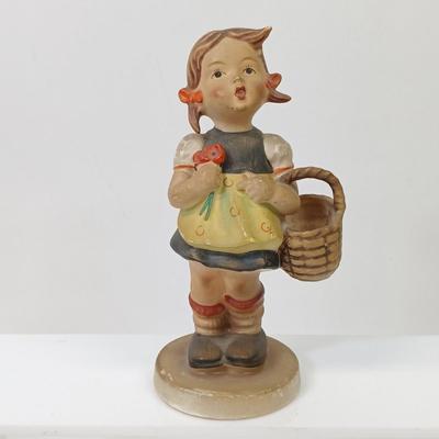 LOT 66: Goebel Hummel Sister Figurine, Shawnee Pennsylvania Dutch Creamer & German Made Steins
