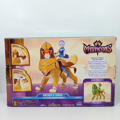 LOT 67: Electronic Spiderman 1997 Action Figure, Mysticons Archer & Zarya Figurines & More