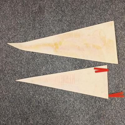 LOT 70: Collection of Vintage Pennants