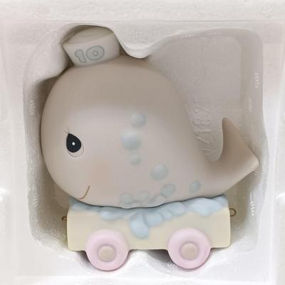 LOT 72: Precious Moments Noah's Ark Starter Set with All Aboard Birthday Figurines