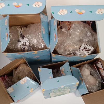 LOT 72: Precious Moments Noah's Ark Starter Set with All Aboard Birthday Figurines