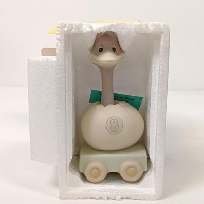 LOT 72: Precious Moments Noah's Ark Starter Set with All Aboard Birthday Figurines