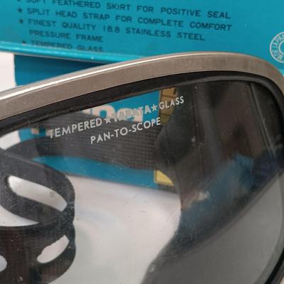 LOT 73: Pantoskope M-900 Diving Masks, Pool Tech Pool Ball Set, So Alpha Exercise Ball & 12" Bolus Feeding Set