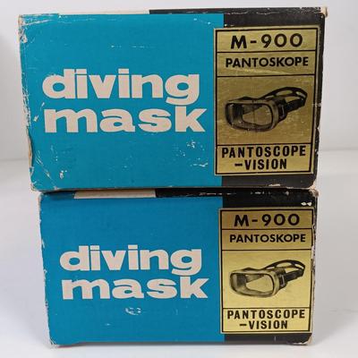 LOT 73: Pantoskope M-900 Diving Masks, Pool Tech Pool Ball Set, So Alpha Exercise Ball & 12" Bolus Feeding Set