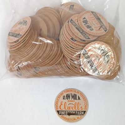 LOT 76: Large Collection of Vintage Milk Caps