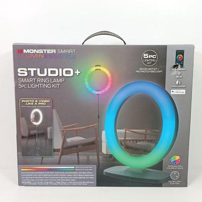 LOT 77: New/Old Stock Studio+ Smart Ring Lamp, Magic Wand Portable Scanner & Set of (2) Wire Mates
