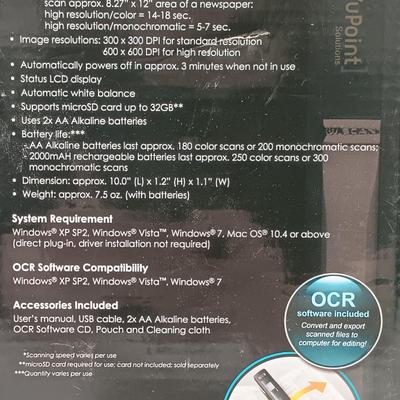 LOT 77: New/Old Stock Studio+ Smart Ring Lamp, Magic Wand Portable Scanner & Set of (2) Wire Mates