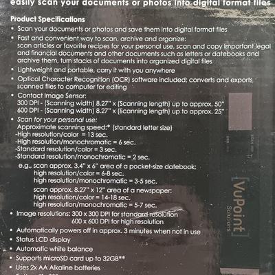 LOT 77: New/Old Stock Studio+ Smart Ring Lamp, Magic Wand Portable Scanner & Set of (2) Wire Mates