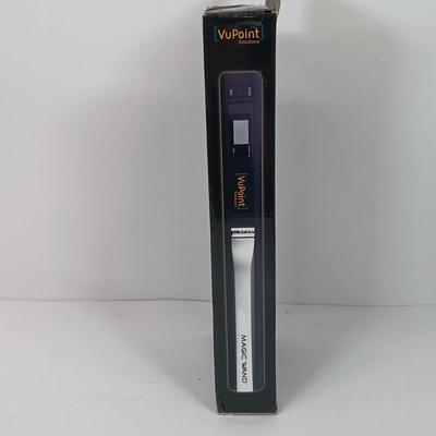 LOT 77: New/Old Stock Studio+ Smart Ring Lamp, Magic Wand Portable Scanner & Set of (2) Wire Mates