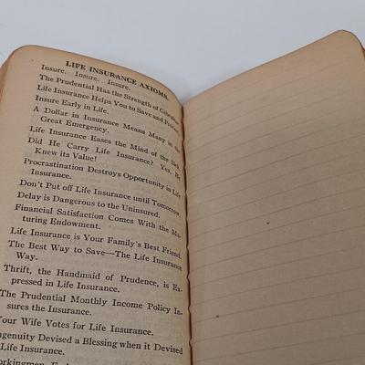 LOT 78: Set of (4) Little Leather Library Books with Vintage Ephemera