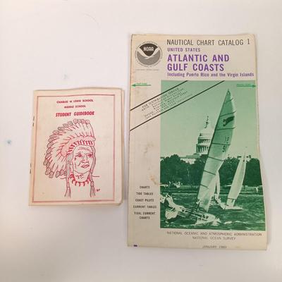 LOT 78: Set of (4) Little Leather Library Books with Vintage Ephemera