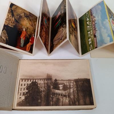 LOT 78: Set of (4) Little Leather Library Books with Vintage Ephemera