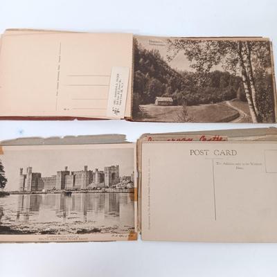 LOT 78: Set of (4) Little Leather Library Books with Vintage Ephemera