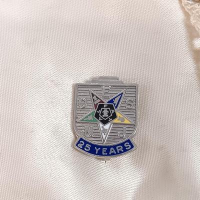 LOT 79: Vintage Order of the Eastern Star Masonic Collectibles