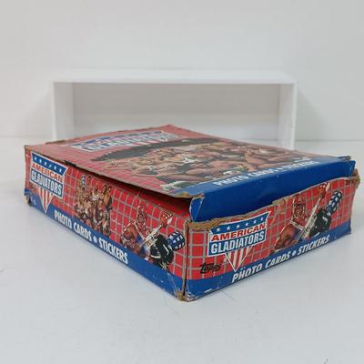 LOT 83: Full Box of Unopened Topps 1991 American Gladiator Trading Cards
