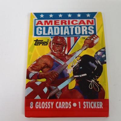 LOT 83: Full Box of Unopened Topps 1991 American Gladiator Trading Cards