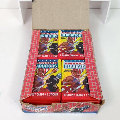 LOT 83: Full Box of Unopened Topps 1991 American Gladiator Trading Cards