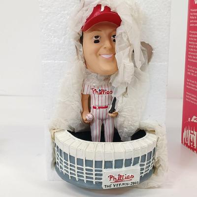 LOT 84: NWT Eagles Sproles 43 Jersey, McDonalds Phillies Jim Thome Bobble Head & Philly Phantoms Puzzles