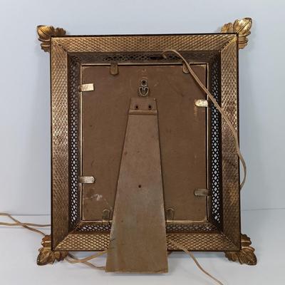 LOT 87: Vintage Metal Framed Lenticular of Jesus, Bible on Cassette, Vintage Ephemera & More