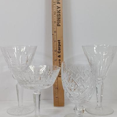 LOT 89: Waterford Crystal Glasses in Varying Styles