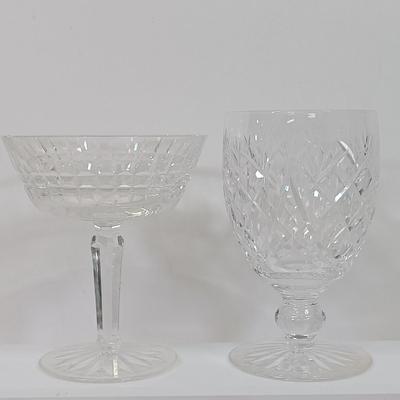 LOT 89: Waterford Crystal Glasses in Varying Styles