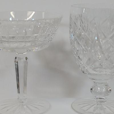 LOT 89: Waterford Crystal Glasses in Varying Styles