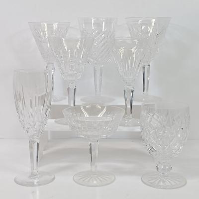 LOT 89: Waterford Crystal Glasses in Varying Styles