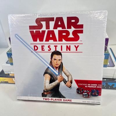 LOT 94: Collection of Board Games - Star Wars Mandalorian Monopoly and More - NIP