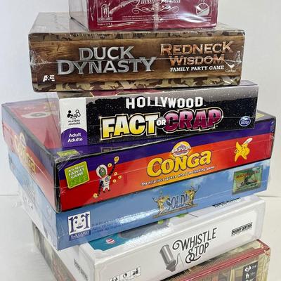LOT 96: Collection of Board Games - Duck Dynasty Redneck Wisdom and More - NIP
