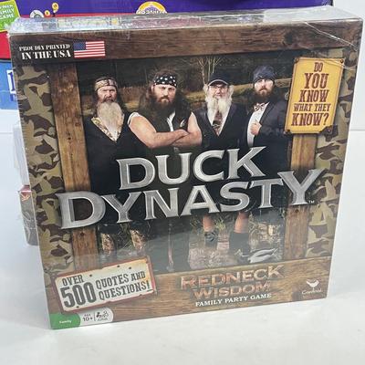 LOT 96: Collection of Board Games - Duck Dynasty Redneck Wisdom and More - NIP