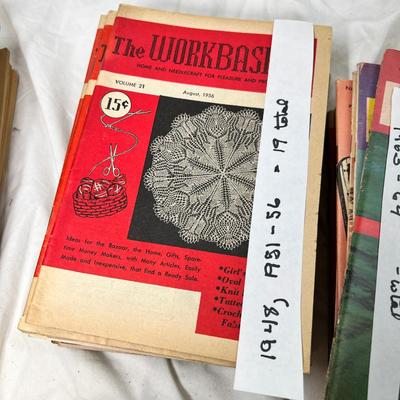 Sale Photo Thumbnail #338: Set of 100 Mid-Century Craft magazines. Hours of fun, amazing projects , graphics and information. Very heavy box If you need shipping I will ship media mail.