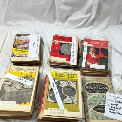 Sale Photo Thumbnail #333: Set of 100 Mid-Century Craft magazines. Hours of fun, amazing projects , graphics and information. Very heavy box If you need shipping I will ship media mail.