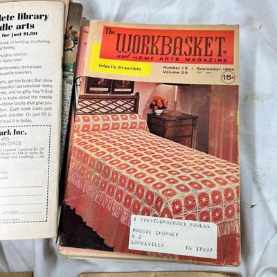Sale Photo Thumbnail #346: Set of 100 Mid-Century Craft magazines. Hours of fun, amazing projects , graphics and information. Very heavy box If you need shipping I will ship media mail.