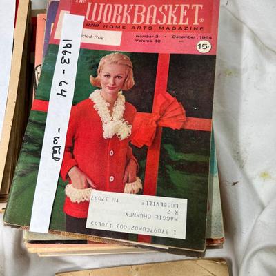 Sale Photo Thumbnail #337: Set of 100 Mid-Century Craft magazines. Hours of fun, amazing projects , graphics and information. Very heavy box If you need shipping I will ship media mail.
