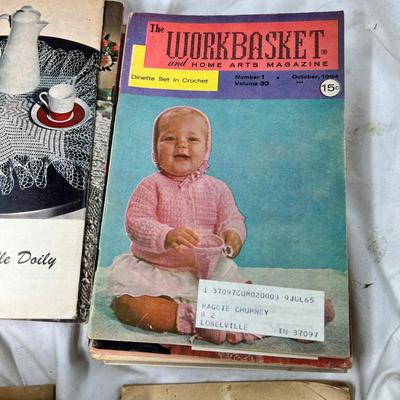 Sale Photo Thumbnail #344: Set of 100 Mid-Century Craft magazines. Hours of fun, amazing projects , graphics and information. Very heavy box If you need shipping I will ship media mail.