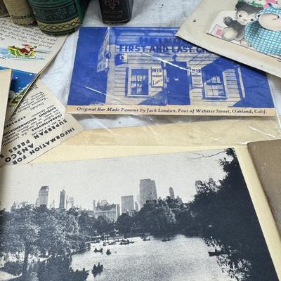 Sale Photo Thumbnail #22: Love story letters stamps, antique photographs, vintage hard back books, post cards.