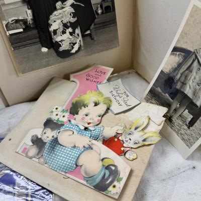 Sale Photo Thumbnail #20: Love story letters stamps, antique photographs, vintage hard back books, post cards.